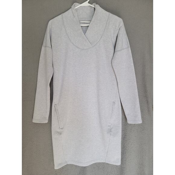 Athleta Cozy Karma Sweatshirt Dress Pockets - Picture 3 of 5